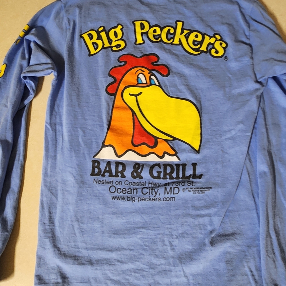 Long sleeve t-shirt light blue - Picture 3 of 5